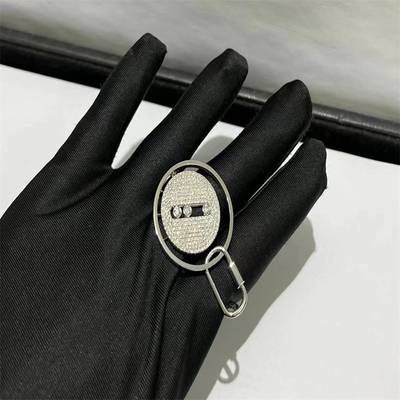 Arabic Jewelry 18 Karat Gold Jewelry VVS Diamond Round Engagement Rings