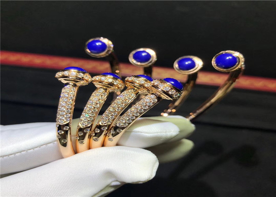 Charming 18K Gold Diamond Bracelet , Piaget Possession Open Bangle Bracelet