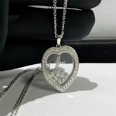 Lüks Özel 18K Altın Elmas Kolye Chopard Mutlu Ruh Kolye