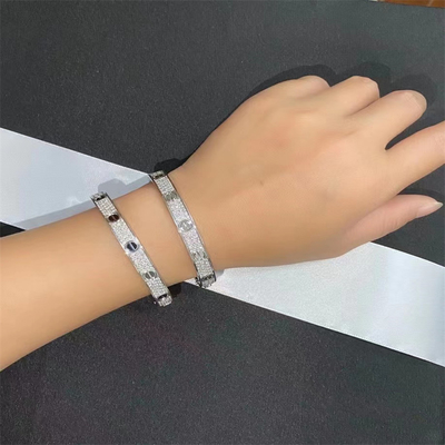 Özel Mücevher Brand Beyaz Altın Bilezik Brand Sevgi Bilezik Elmas