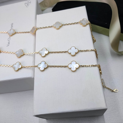 Alhambra Vca Bilezik Özel Mücevher Parçası İtalyan 18k Altın Mücevher Toptan