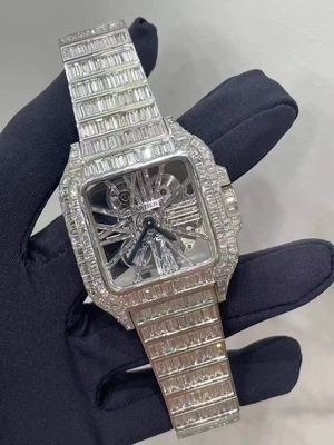 Özel Moissanite Saatleri Özel buz küp saati Çin buz küp saati üreticisi