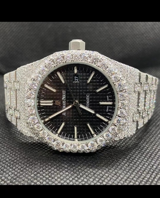 Miami Buzdolabı Mücevher Saatleri Vvs Moissanite Lüks Saat Markaları Erkekler İçin