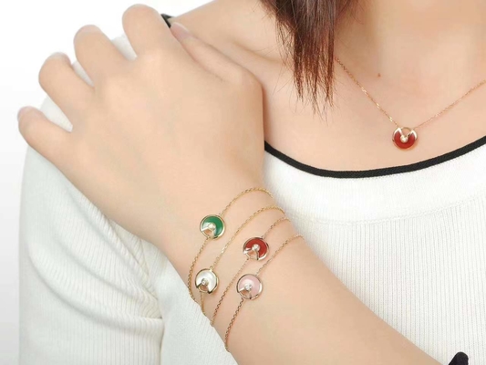 Hk Setting Diamond Meaning Bir Tıpkı Bling 18K Beyaz Sarı Gül Altın Elmas Bilezik
