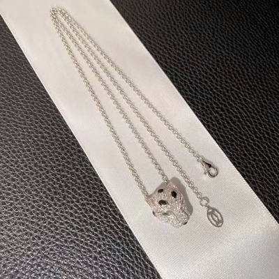 Unisex Doğum Taşı Brand 18k Altın Kolye GH Rengi VS SI Açıklık Nişan için